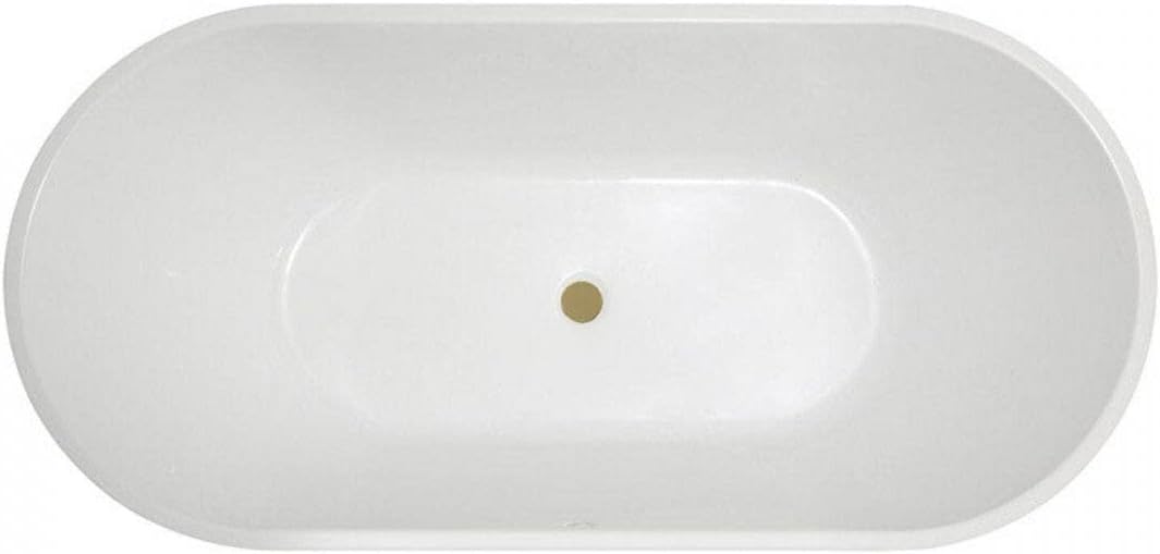 Vintage Tub & Bath Chloe 67 Inch Acrylic Double Ended Freestanding Tub - No Faucet Drillings
