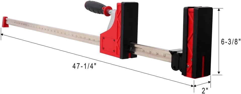 12pcs Parallel Clamp Kits with 2pcs 24' Clmap and 40' Clmap, 4pcs Bench Dogs and Framing Blocks for Woodworker Tools