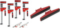 BESSEY KREX2440 K Body REVO Clamp Kit, 2 x 24 In., 2 x 40 In., BESSEY KR-AS, Pivot jaw add-on accessory, PK2