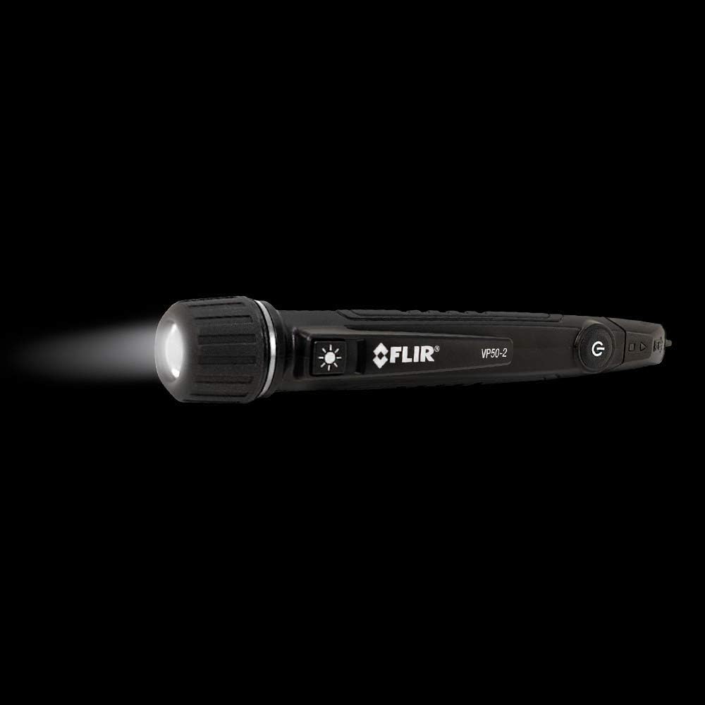 FLIR VP50-2 CAT IV Voltage Detector with Light and Beeper Alarms + Klein Tools 6pc Ratcheting Magnetic Nut Driver Set