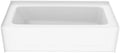6030CTR 5 ft. Right Hand Drain Soaking Tub in White