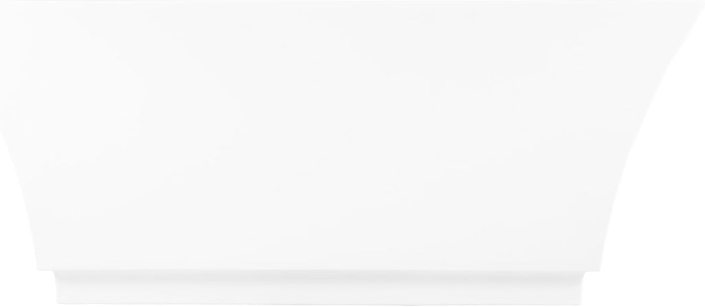 Signature Hardware 928272-67-I Leland 67' Free Standing Acrylic Soaking Tub with Center Drain - White