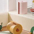 Self-Adhesive Corner Protectors - 7ft Soft Foam Anti-Bump Strips for Walls & Tables - White Safety Shields for Childproofing & Furniture Protection