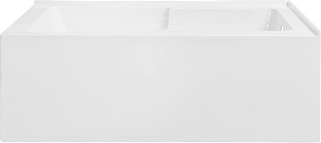 Reims 60' x 32' Right-Hand Drain Drain Alcove Tub with Corner Apron