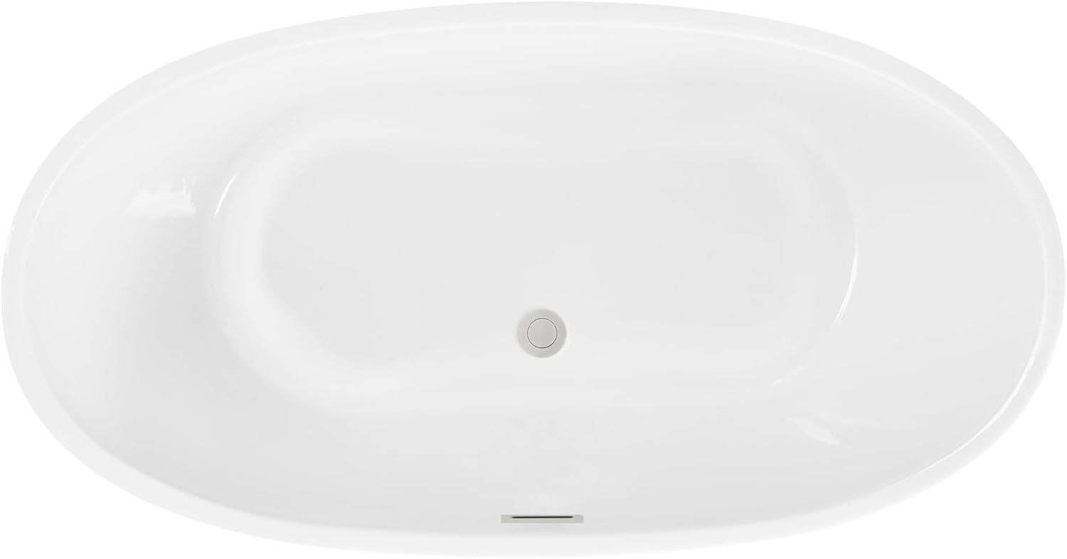 54' Bathtub, Iron and Nylon and Fiberglass, White