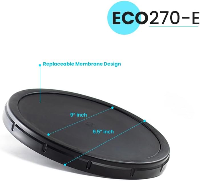 Thunder Parts ECO270-E | 9' EPDM - Fine Bubble Disc Diffuser | Aeration for Ponds, Lakes, Wastewater Treatment, Aquaculture and More. SSI Aeration Original (4 Pack)