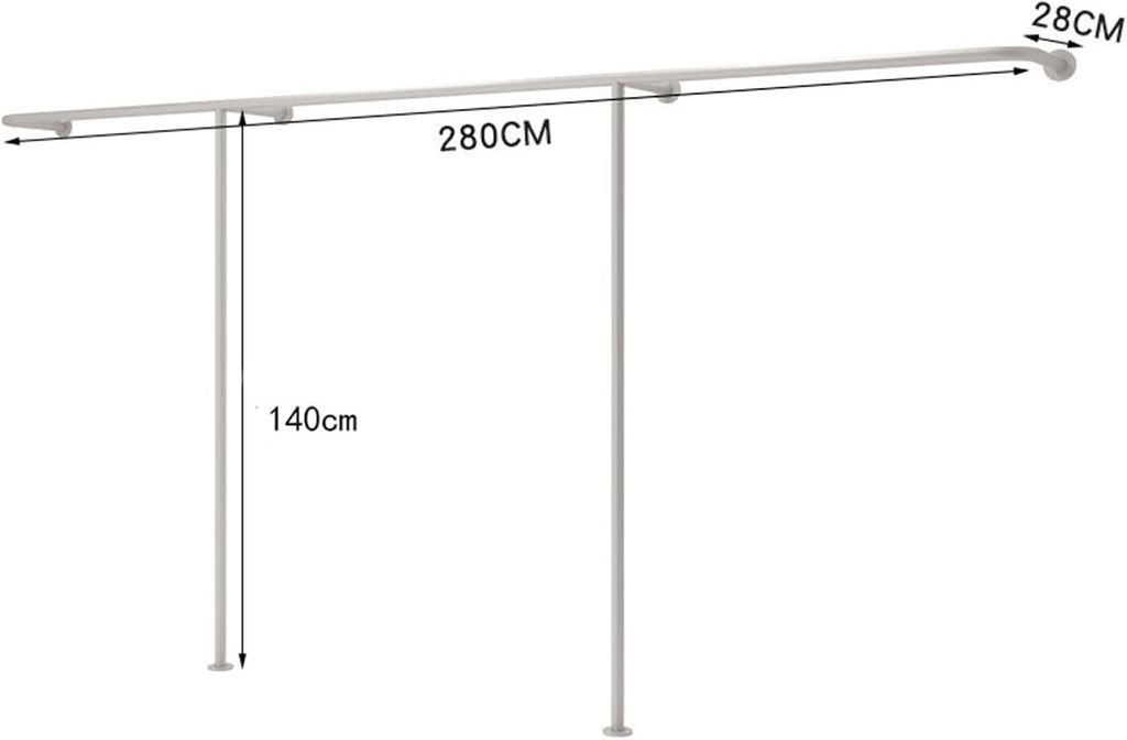 Industrial Pipe Clothing Rack Wall Mounted Garment Display Stand Heavy Duty T Shaped Retail Organizer for Creative Clothing Store Silver Finish Closet Storage and Towel H