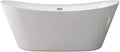 A&E Bath & Shower BT-3003 67 in. Hazel Freestanding Bathtub, White