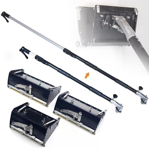 Adjustable Drywall Flat Box Handle 41''-65'' | 8''/10''/12'' Mud Trowel & 120° Drywall Knife Tool for Smooth Finishing | Professional Drywall Tools for Contractors