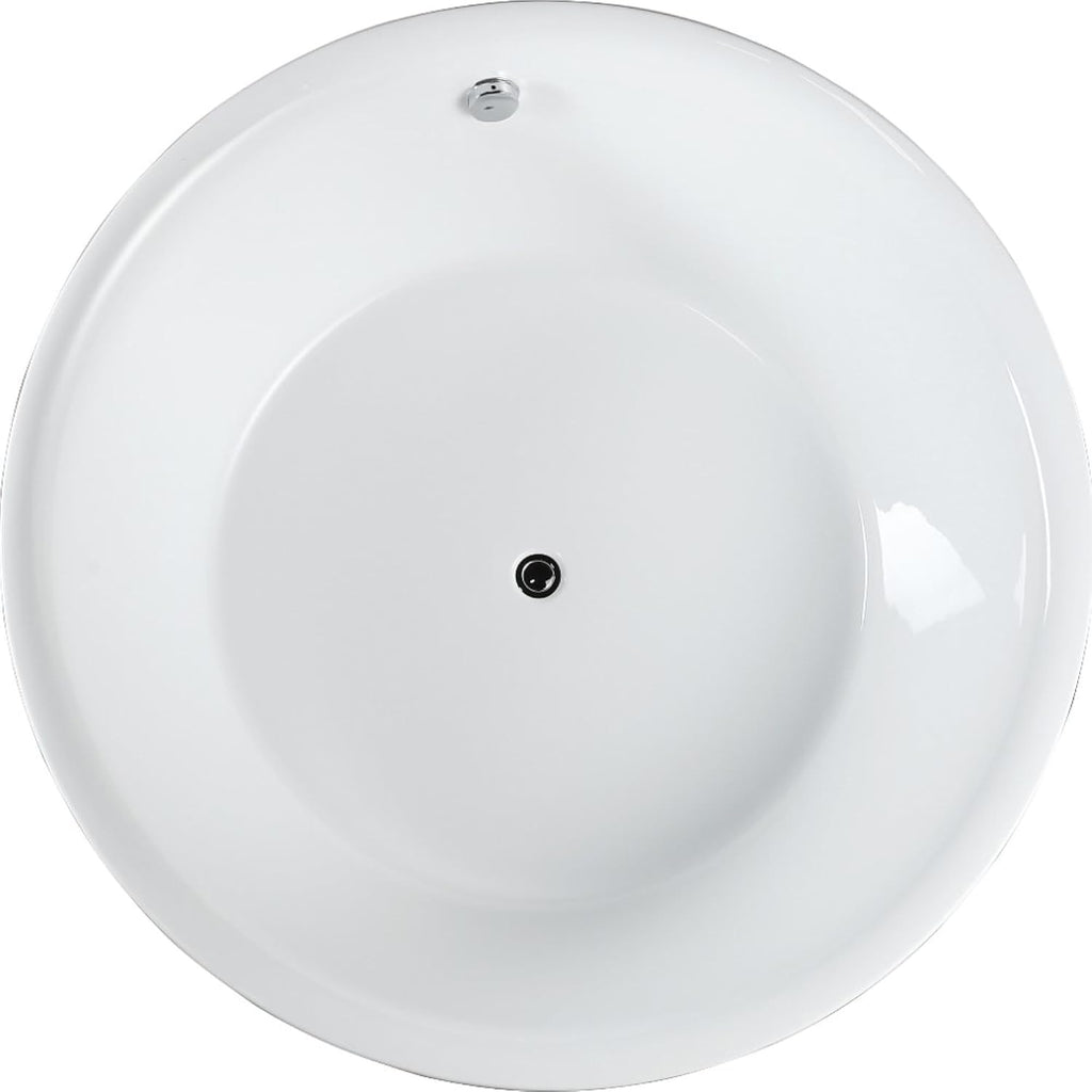 BA6832RD Prato 59 inch Freestanding Bathtub in Glossy Red, 59'