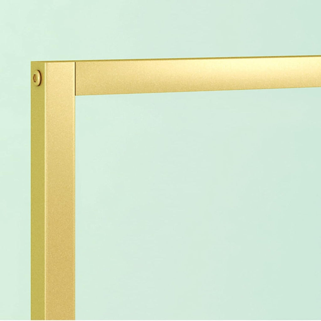Heavy-Duty Garment Rack - Gold Clothing Display Stand, Freestanding Metal nizer for Retail & Home Use, Perfect for Drying & Storing Clothes, Stylish Storage Solution