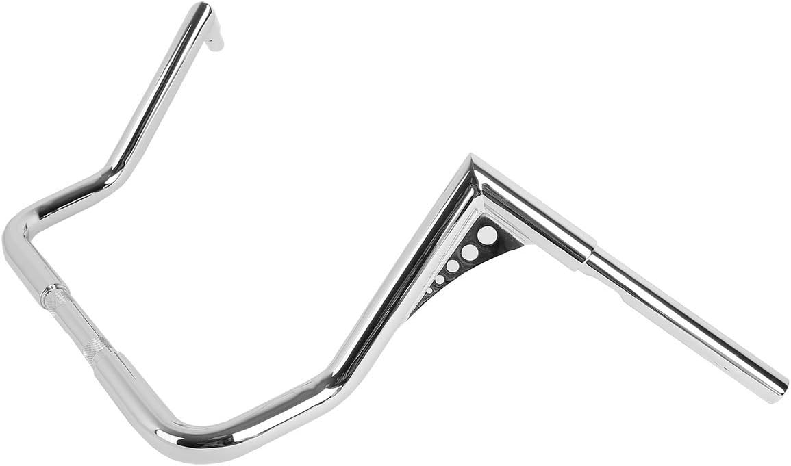 TCT-MOTORPARTS 14' Rise Ape Hangers Bars 1-1/4' Handlebars Fit for Harley Touring Electra Street Glide, Ultra Limited and Tri Glide models, Dressers, Baggers