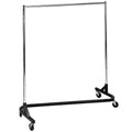 NAHANCO Z101 Metal Rolling Rack, 60' x 73' x 21', Chrome Finish