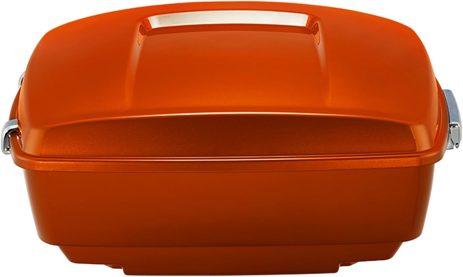 TCMT King Motorcycle Trunk Box Fit for Harley Touring 2014-2025 CVO Road King Road Glide Street Glide Electra Glide Ultra Limited Scorched Orange/Black Denim Pack