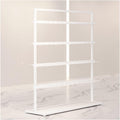 Modern Boutique Retail Display Racks, Clothing Store Garment Racks, Multifunctional Slippers Socks Underwear Shorts Swimwear Gloves Storage Hanger, S(White-150x35x135CM