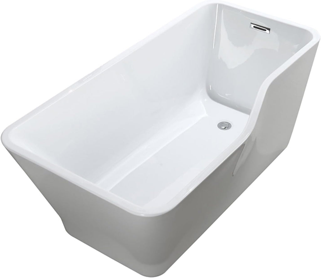 BA6818 Florence 59 inch Freestanding Bathtub in Glossy White