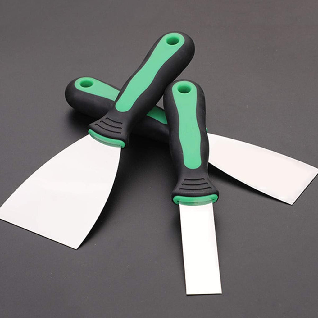 Wall Filler Tool,Filler Knife, Trowel Plastering Trowel 6 Piece Stainless Steel Putty Set,Putty Scraper Tool,Painting Tools,Drywall Scrapers