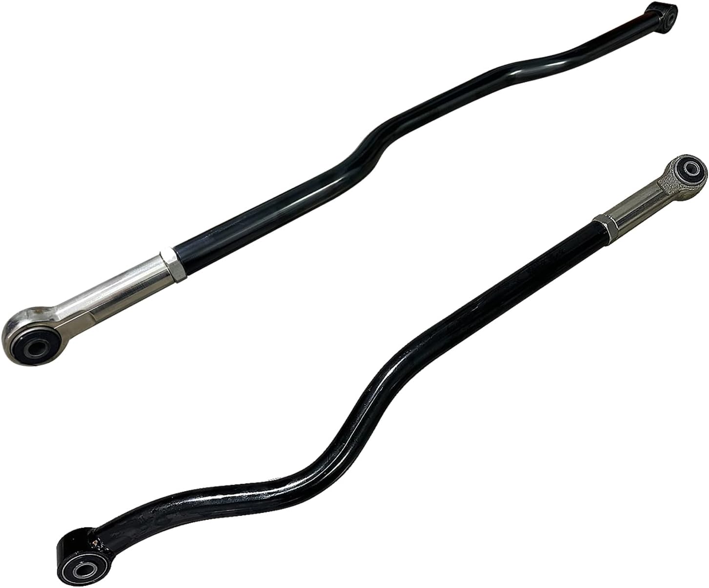 BST BSSP Rear+Front Adjustable Forged Track Bar for 0-6' Lift Compatible with 2007-2018 Jeep Wrangler JK 2.5' 3' 4' 5' 6' Custom Suspension Body Panhard Bar Kit