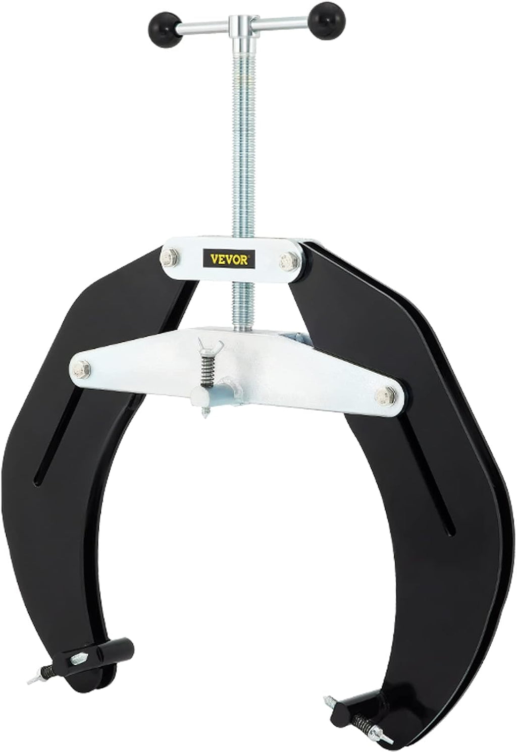 VEVOR Pipe Clamp, 5 to 12 in, High Strength Ultra Clamp with Quick Acting Screws, Steel Pipe Alignment Tool with Lightweight Design, Black