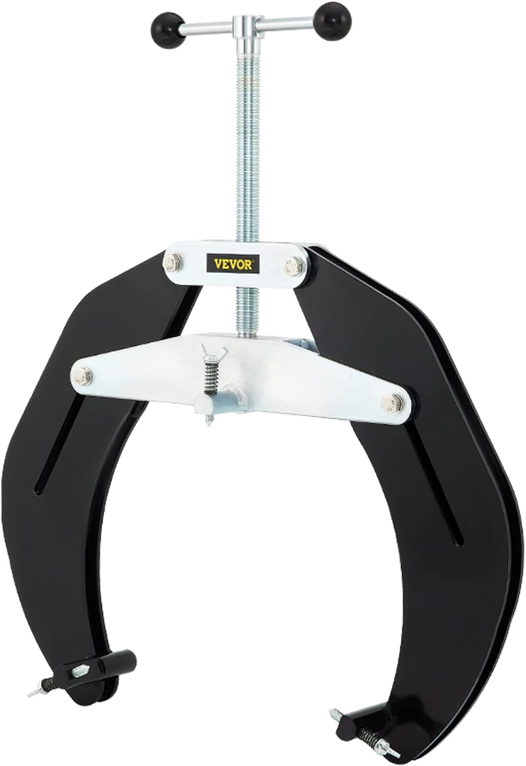 VEVOR Pipe Clamp, 5 to 12 in, High Strength Ultra Clamp with Quick Acting Screws, Steel Pipe Alignment Tool with Lightweight Design, Black