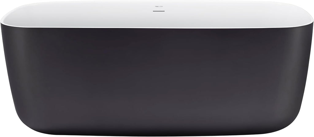 59' 100% Acrylic Freestanding Bathtub??Contemporary Soaking Tub??White Bathtub