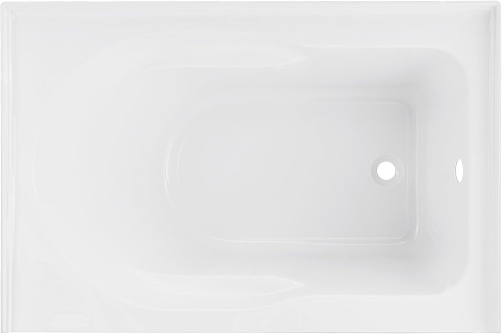 Dieppe 54'' x 30 Bathtub with Apron Right Hand Drain in White
