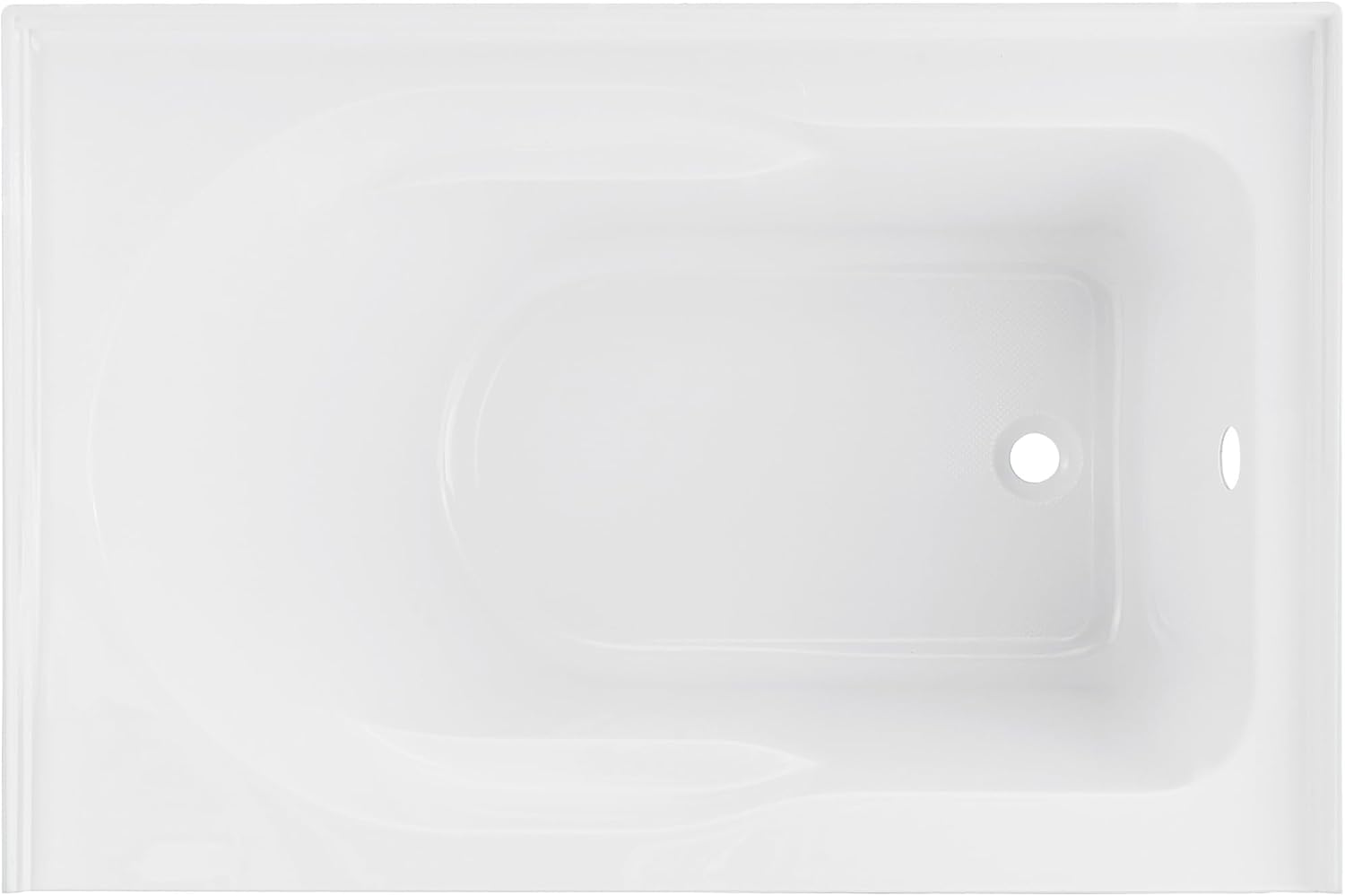 Dieppe 54'' x 30 Bathtub with Apron Right Hand Drain in White