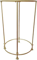 Display Rack in Clothing Store, Round 's Clothes Hanger Modern Clothing Store Garment Rack Heavy Duty Rack, Floor-Standing Hanger for Hanging Clothes Retail Display,Gold-70cm