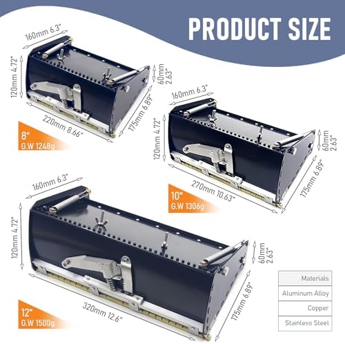 41'-65' Adjustable Drywall Flat Box Handle - 8'/10'/12' Drywall Mud Tools with 120° Angle for Professional Finishing and Easy Handling