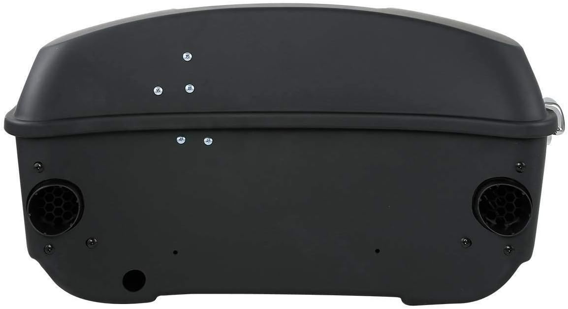 TCMT 13.7' King Motorcycle Trunk Box W/Latches Key Fit For Harley 2014-2025 Touring CVO Road King Road Glide Street Glide Electra Glide Pack