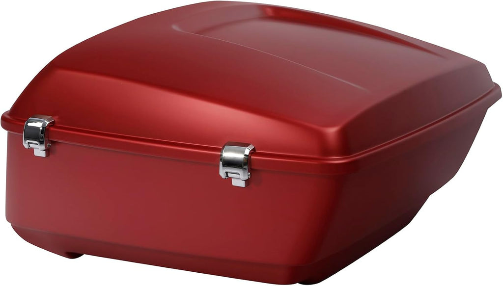 TCMT King Trunk Fit For Harley Touring 2014-2025 Road Glide Trunk Wicked Red Denim