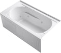 Kohler K-1357-RA-0 5 ft. Jetted Bathtub w/Tile Flange & Drain White
