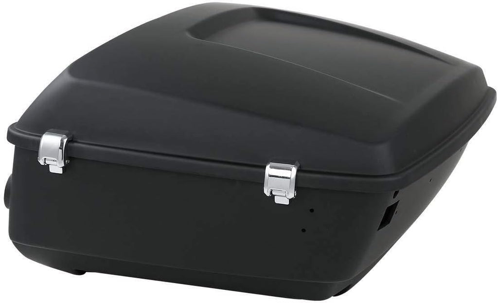 TCMT 13.7' King Motorcycle Trunk Box W/Latches Key Fit For Harley 2014-2025 Touring CVO Road King Road Glide Street Glide Electra Glide Pack