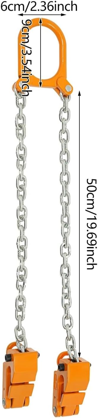 Multifunctional Lifting Clamp Yellow 1t 2000 Lbs Chain Drum Lifter Yellow Fiber Vertical Drum Lifter,lifting clamps