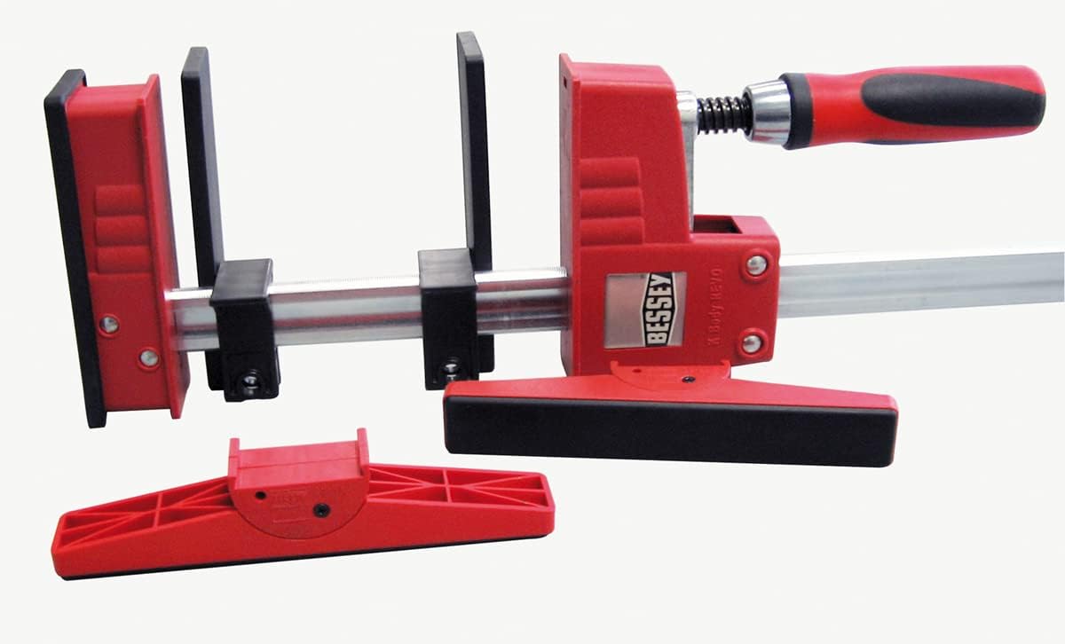 BESSEY KREX2440 K Body REVO Clamp Kit, 2 x 24 In., 2 x 40 In., BESSEY KR-AS, Pivot jaw add-on accessory, PK2
