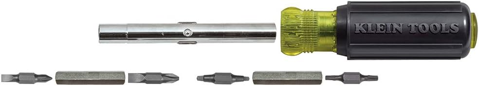 Klein Tools 32500-12 11-in-1 Screwdriver/Nut Driver with Cushion Grip, 12-Pack