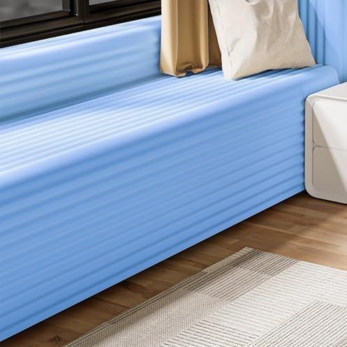 Self-Adhesive Corner Protectors for Child Safety - Soft Foam Anti-Bump Strips for Walls & Furniture - 200cm (7ft) White Edge Guards for Baby Proofing