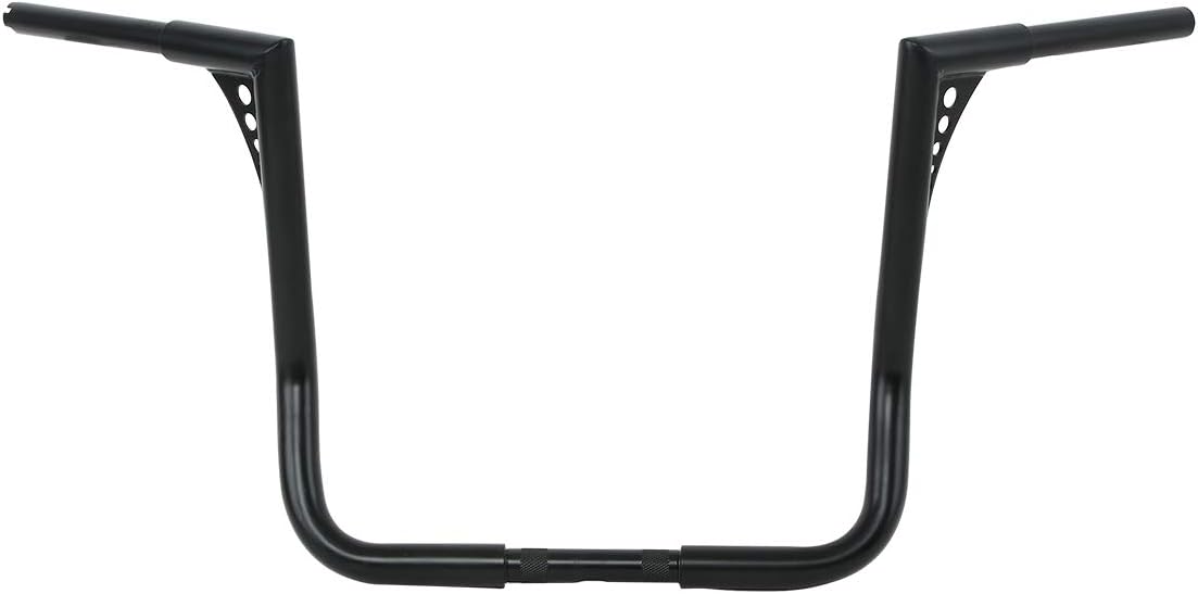 TCT-MOTORPARTS 16' Rise Ape Hangers Bars 1-1/4' Handlebars Fit for Harley Touring Electra Street Glide, Ultra Limited and Tri Glide models, Dressers, Baggers