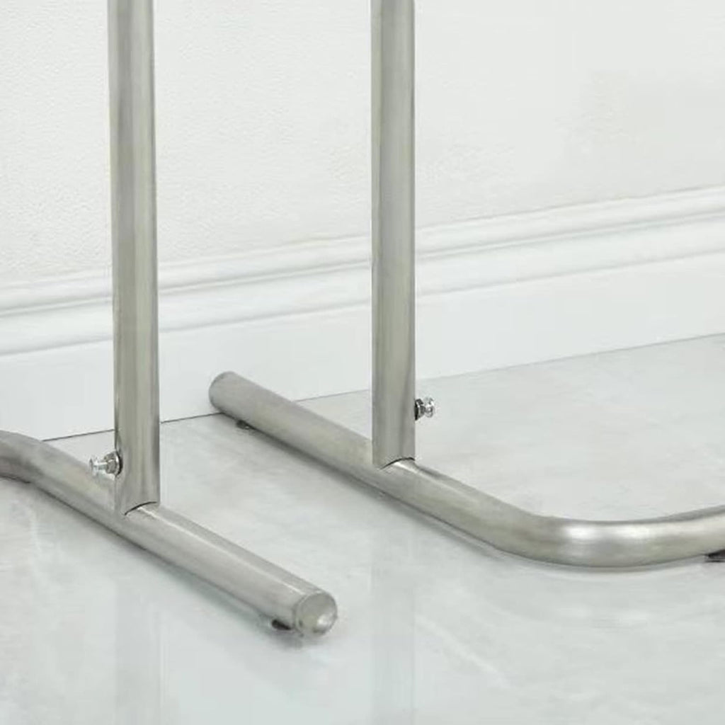 Clothing rack Minimalist Style Clothing Rack Heavy Duty Stainless Steel Garment Rack Living Room Single Lever Clothes Rack Retail Clothing Display Rack,One Color 100x40x160cm