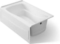 KOHLER K-1239-GHRA 60' X 36' Integral Apron Heated Bubblemassage™ Air Bath With Right-Hand Drain