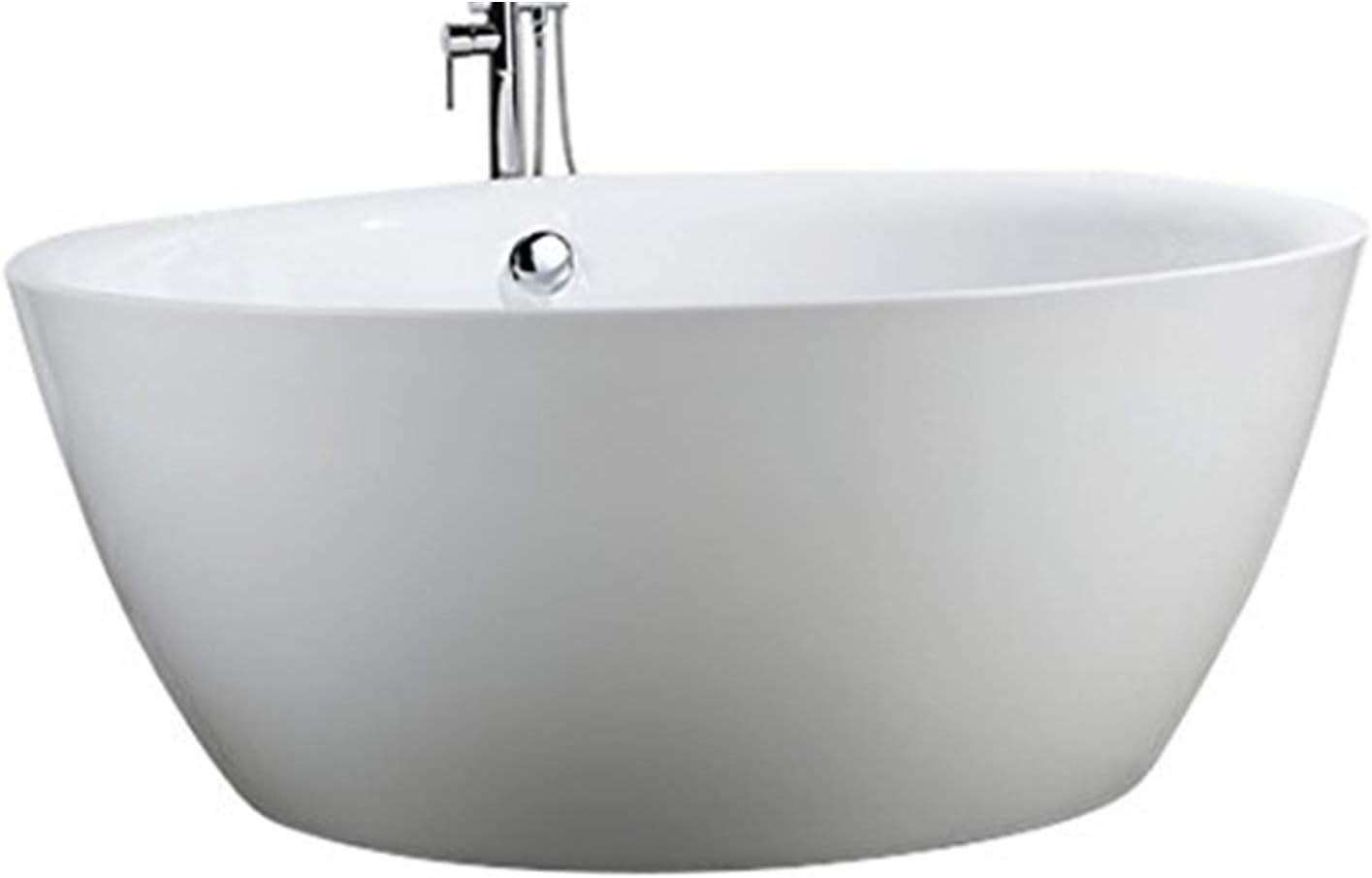 BA6832 Pescara 59 inch Freestanding Bathtub in Glossy White, 59'