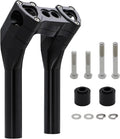 Motorcycle Pullback 8''Tall Handlebar Risers Extension Kit 1-1/8' 28mm Bar Clamp Dia Compatible with Harley Dyna Street bob Wide Glide Low Rider FXDLS FXDL Fat Bob FXDF Softail Sportster 883 1200