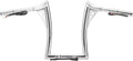 Mofun 12' Rise Pre-wire handlebar 1-1/4' Fat 1' Clamp Ape Sharp Bar Compatible with Harley Softail 2011-2024 Sportster XL883L 1200 2011-2022 Touring Road King 2015-Later Dyna 2012-2017, Chrome