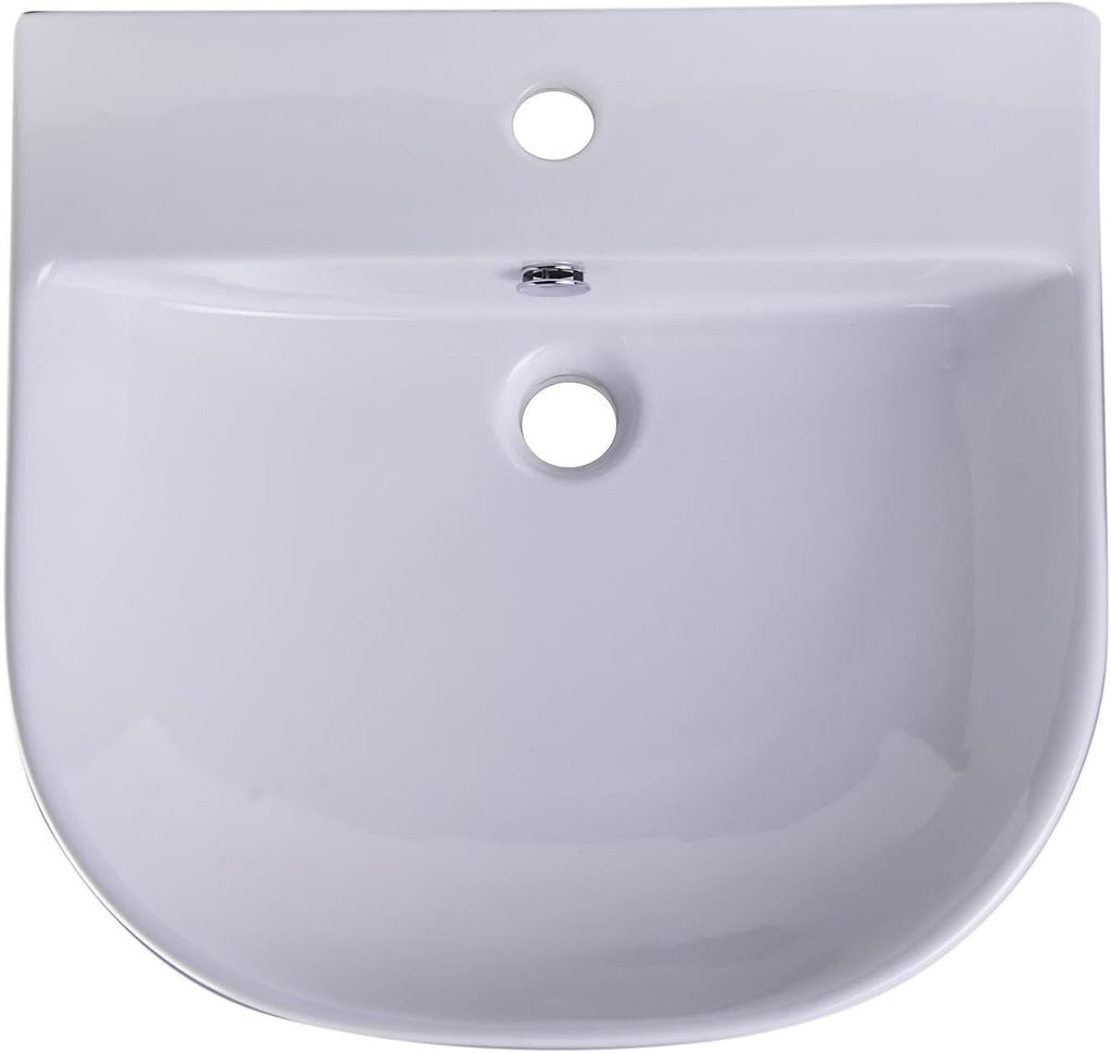 HomeStock Wooden Bathtub 59 Inch Freestanding Soaking Tub with Tub Filler