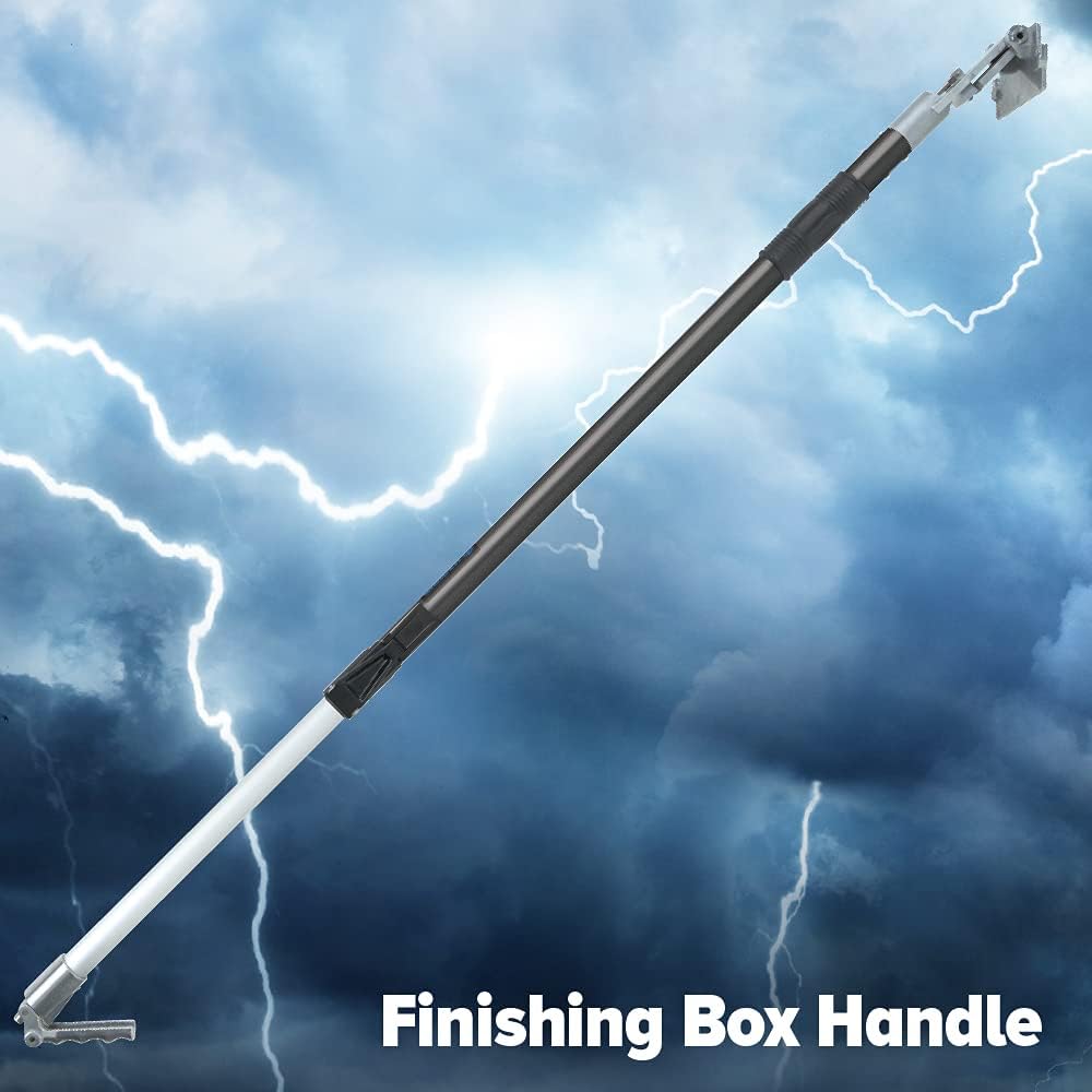Asgard Drywall Taping Tools Extendable Flat Box Handle with Brake - PRO GRADE 5-Year Warranty