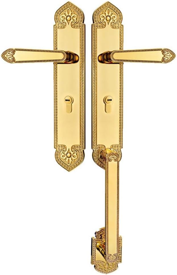 Opening Entry Brass Latch Solid Wooden Gate Lock