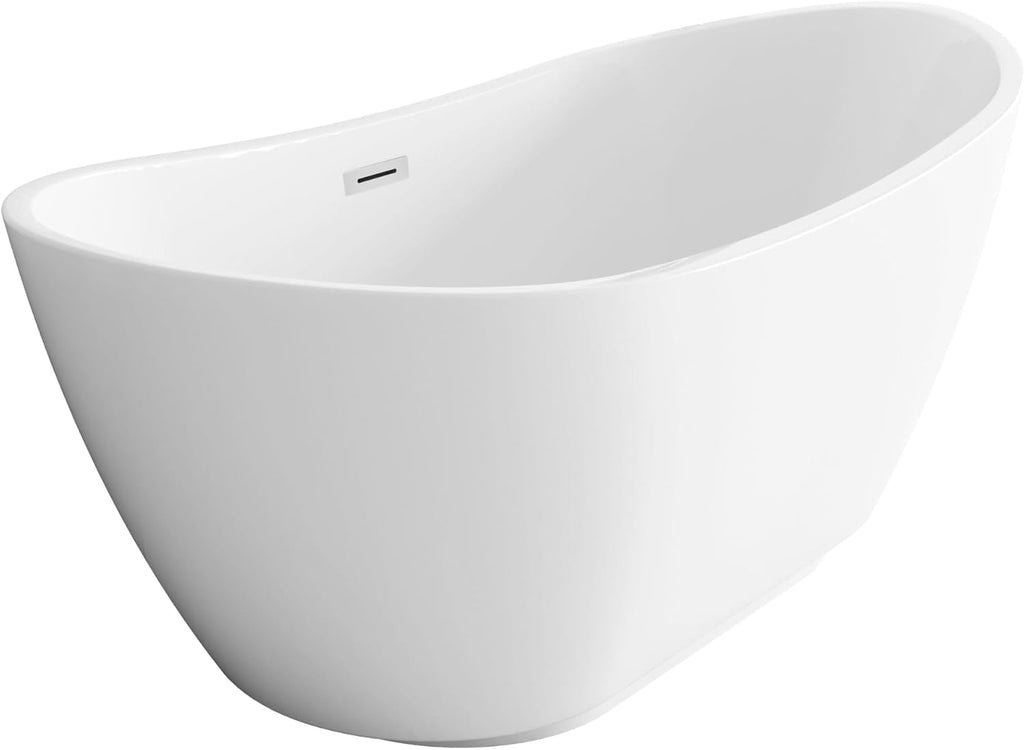 67' Bathtub, Iron and Nylon and Fiberglass, White
