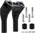 Motorcycle Pullback 6''Tall Handlebar Risers Extension Kit 1-1/8' 28mm Bar Clamp Dia Compatible with Harley Dyna Street bob Softail Sportster 883 1200