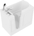 ANZZI Tubs Series Wide Opening Door Left Drain Quick Fill Walk-In Soaking Tub in White Finish 26 in. x 46 in. | AMZ2646LWS