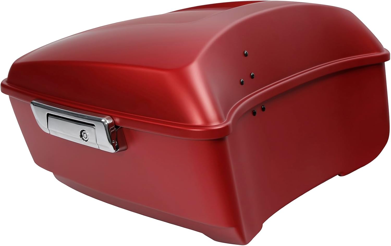 TCMT King Trunk Fit For Harley Touring 2014-2025 Road Glide Trunk Wicked Red Denim